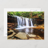 Tumbler Wasserfall Postkarte (Vorne/Hinten)