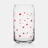 Tumblers daisy und Herz Dosenglas (Vorderseite)