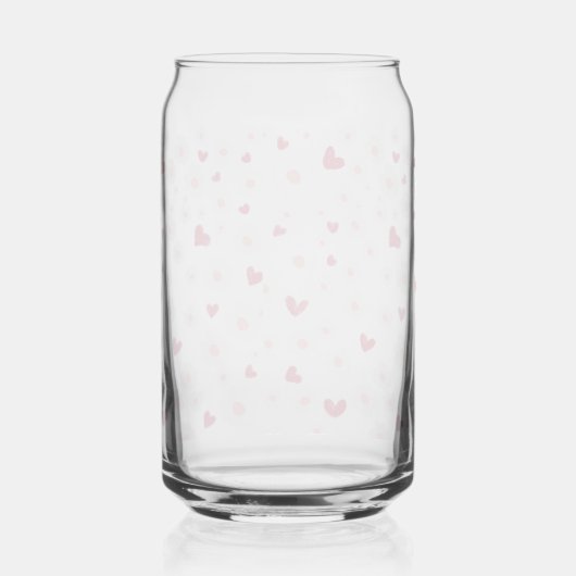 Tumblers daisy und Herz Dosenglas (Rückseite)