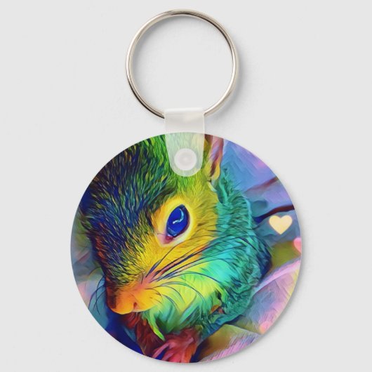 Tumbleweed umringt von Herzen Schlüsselanhänger (Vorderseite)