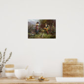 Tumbling Apples von Hans Zatzka - Poster (Küche)