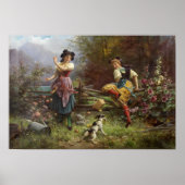 Tumbling Apples von Hans Zatzka - Poster (Vorne)