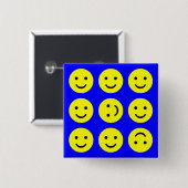 Tumbling - auf blau button (Vorne & Hinten)