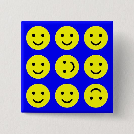 Tumbling - auf blau button (Vorderseite)