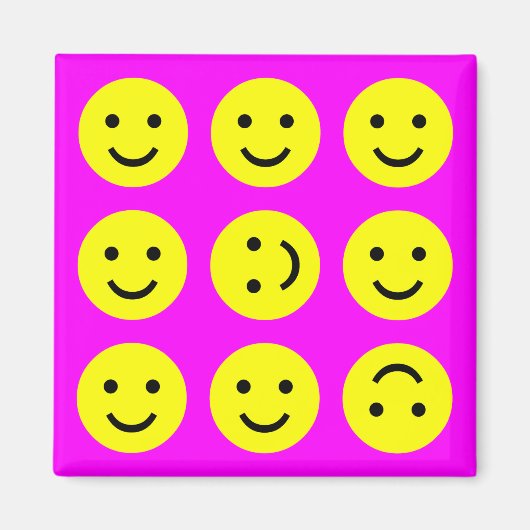 Tumbling - Auf Magenta Pink Magnet (Vorne)
