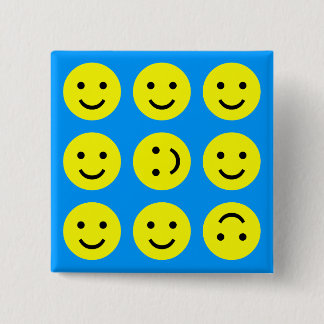Tumbling - auf Mittelblau Button