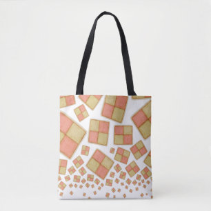Tumbling Battenberg Kuchen Tote Bag Tasche