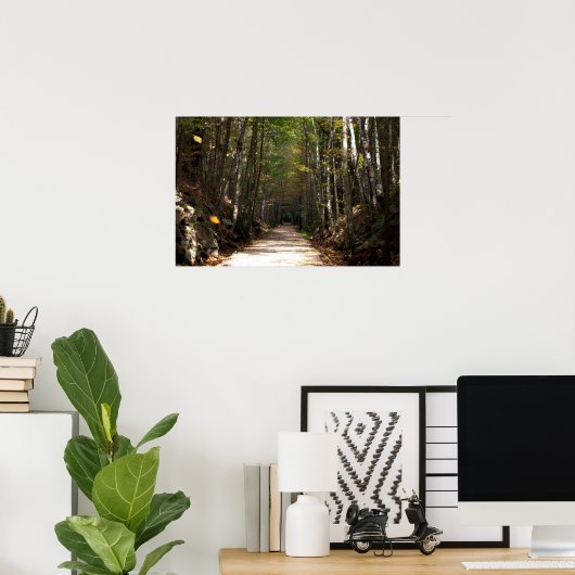 Tumbling Blätter Poster (Heimbüro)