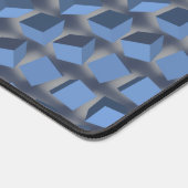 Tumbling Boxes Blau Schreibtischunterlage (Ecke)