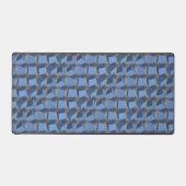 Tumbling Boxes Blau Schreibtischunterlage (Vorderseite)