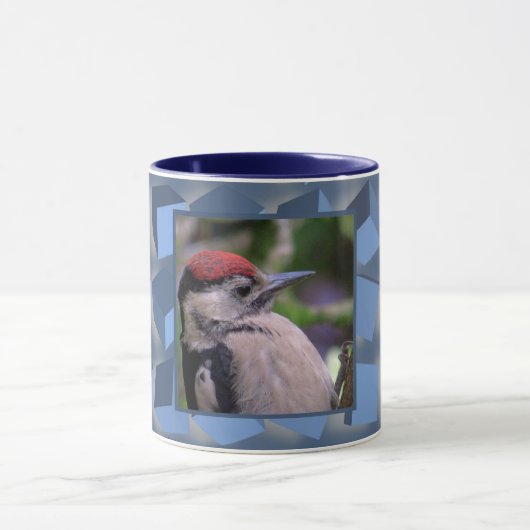 Tumbling Boxes Blau Tasse (Zentrum)