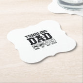 Tumbling Dad Drive Pay Clap Repeat Shirt Design_1 Untersetzer (angewinkelt)