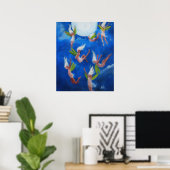 Tumbling Fairies nur zum Spaß Poster (Heimbüro)