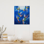 Tumbling Fairies nur zum Spaß Poster (Küche)