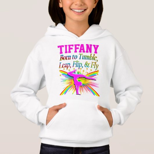 TUMBLING GYMNAST PERSONALISIERT SWEATSHIRT (Vorderseite)