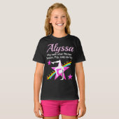 TUMBLING GYMNAST PERSONALISIERT T SHIRT (Vorne ganz)
