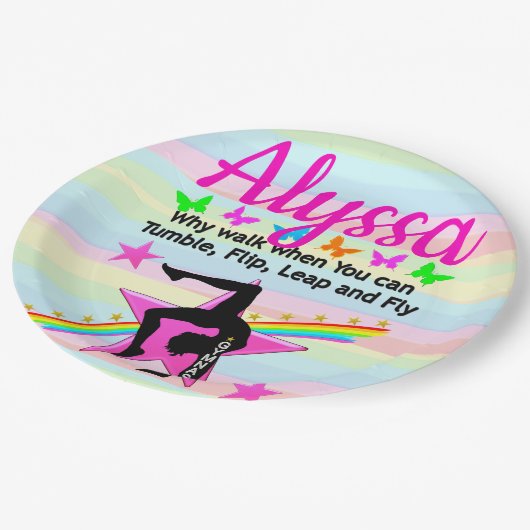 TUMBLING GYMNASTICS QUEEN PAPPTELLER (Schrägansicht)