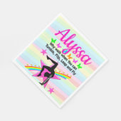 TUMBLING GYMNASTICS QUEEN SERVIETTE (Ecke)