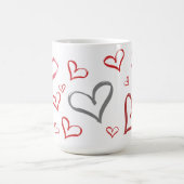 Tumbling Hearts Kaffeetasse (Mittel)