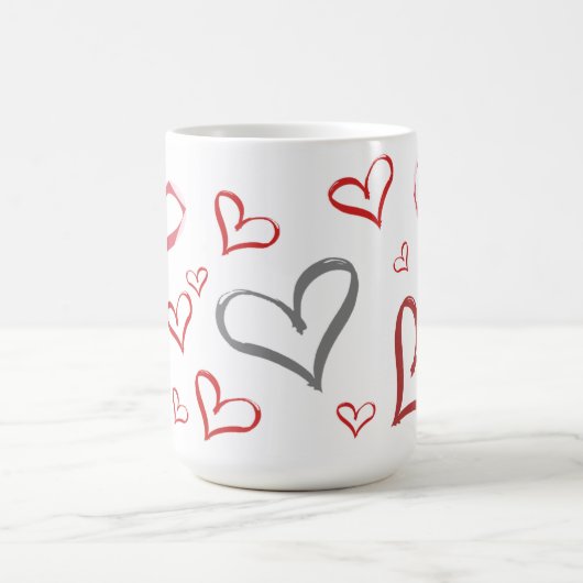Tumbling Hearts Kaffeetasse (Mittel)