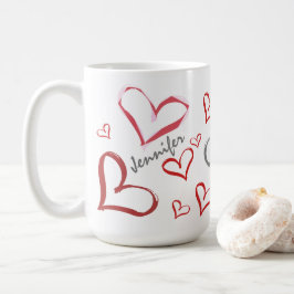 Tumbling Hearts Kaffeetasse