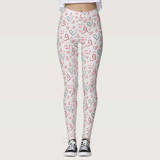Tumbling Hearts Leggings (Vorderseite)