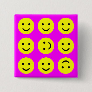 Tumbling - Magenta Pink Button