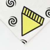 Tumbling Neo Memphis Style Fleecedecke (Ecke)