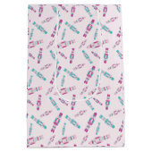 Tumbling Nutcrackers Medium Geschenktasche Mittlere Geschenktüte (Rückseite)