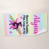 TUMBLING QUEEN GYMNASTICS MIRL BADEHANDTUCH (Badehandtuch)