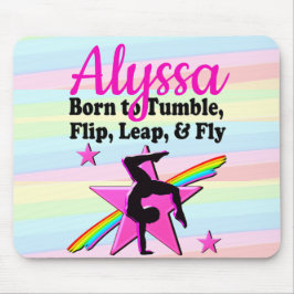TUMBLING QUEEN GYMNASTICS MIRL MOUSEPAD