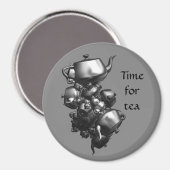 Tumbling Teapos Fraktal Magnet (Vorderseite/Rückseite)