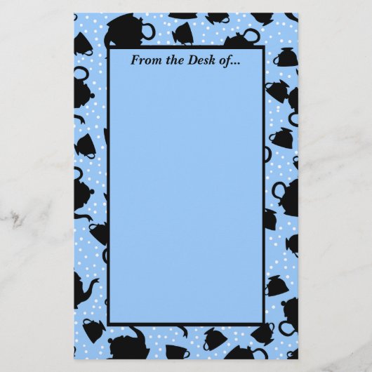 Tumbling Tee Party Briefpapier (Vorderseite)