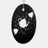 Tumbling Tee Party Keramik Ornament (Links)