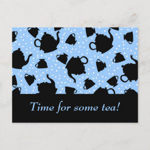 Tumbling Tee Party Postkarte