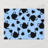 Tumbling Tee Party Postkarte (Vorderseite)