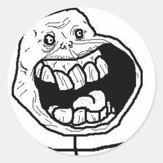 Tumblr Meme Sticker (Vorderseite)