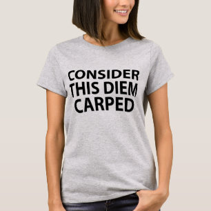 Tumblr-T - Shirt betrachten dieses Diem karpiert