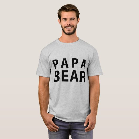 Tumblr T - Shirt Papa Bear (Vorne ganz)
