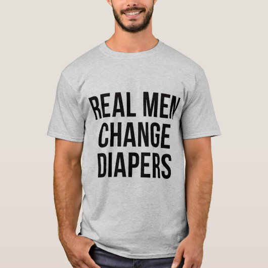 Tumblr T - Shirt Real Men ändern Diape (Vorderseite)