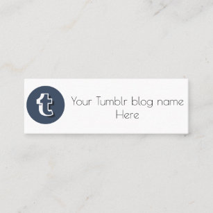 Tumblr Visitenkarten Zazzle De