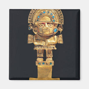 Tumi oder zeremonielles Messer in Form Magnet