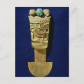 Tumi oder zeremonielles Messer in Form Postkarte (Vorderseite)