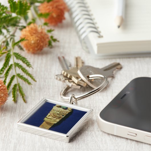 Tumi oder zeremonielles Messer in Form Schlüsselanhänger (Seite)