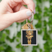 Tumi oder zeremonielles Messer in Form Schlüsselanhänger (Hand)