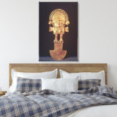 Tumi oder zeremonielles Messer in Form von Naylamp Leinwanddruck (Insitu (Schlafzimmer))