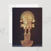 Tumi oder zeremonielles Messer in Form von Naylamp Postkarte (Vorne/Hinten)