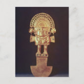 Tumi oder zeremonielles Messer in Form von Naylamp Postkarte (Vorderseite)