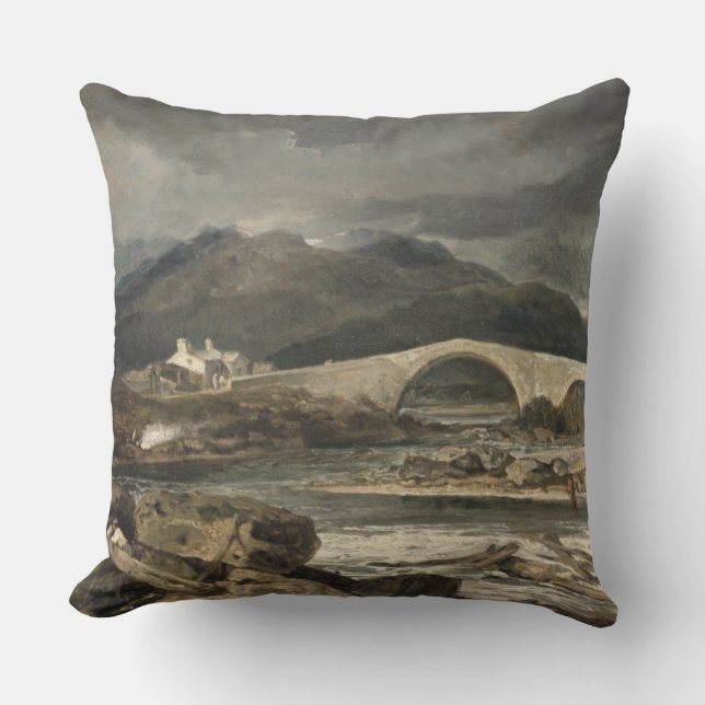 Tummel Bridge, Perthshire, c.1801-03 (Öl auf der T Kissen (Vorderseite)