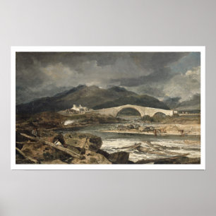 Tummel Bridge, Perthshire, c.1801-03 (Öl auf Tafel Poster